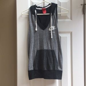 Nike sleeveless hoodie